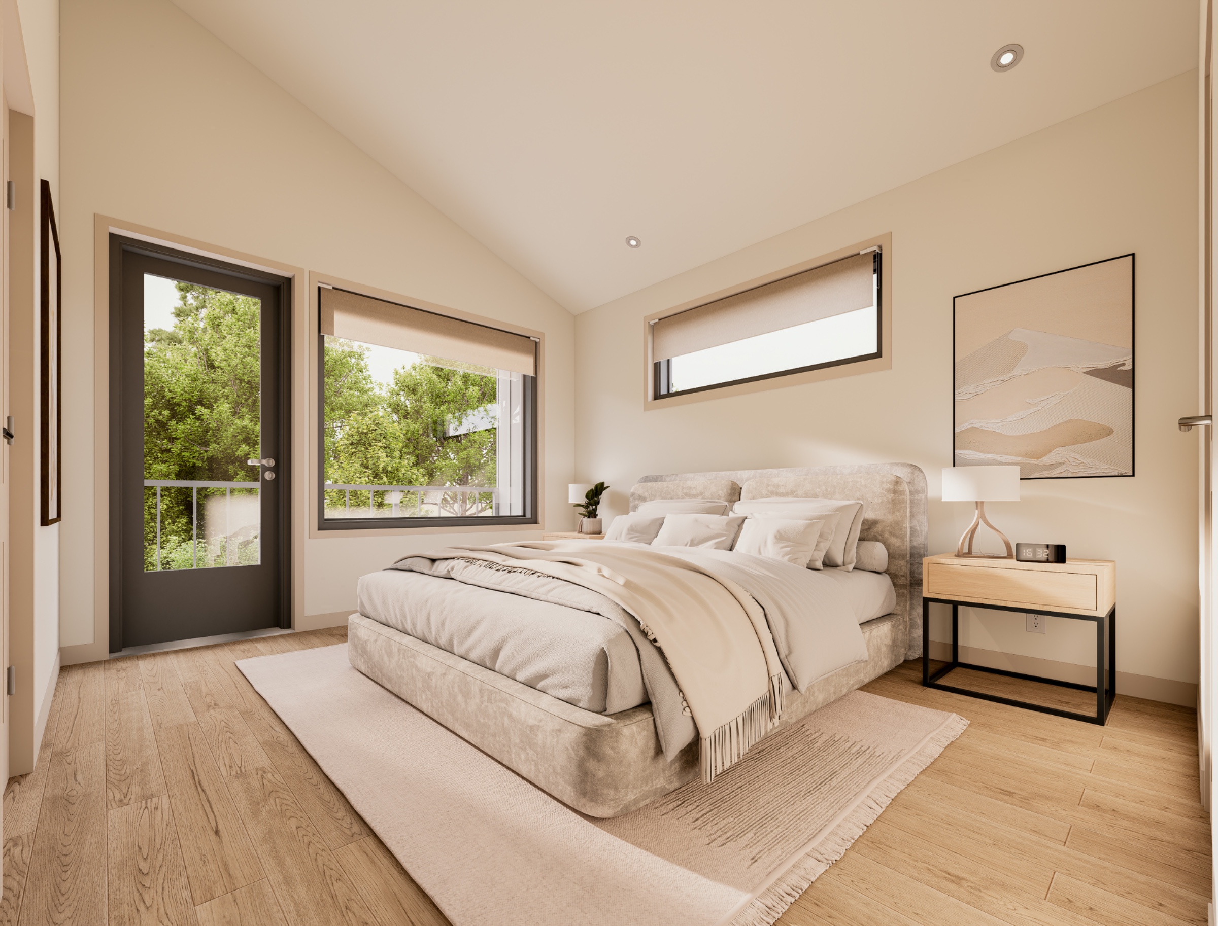Hollywood House primary bedroom